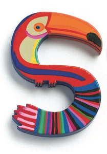 DJECO houten letter animal S