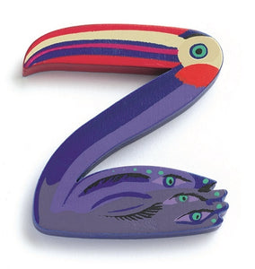 DJECO houten letter animal Z