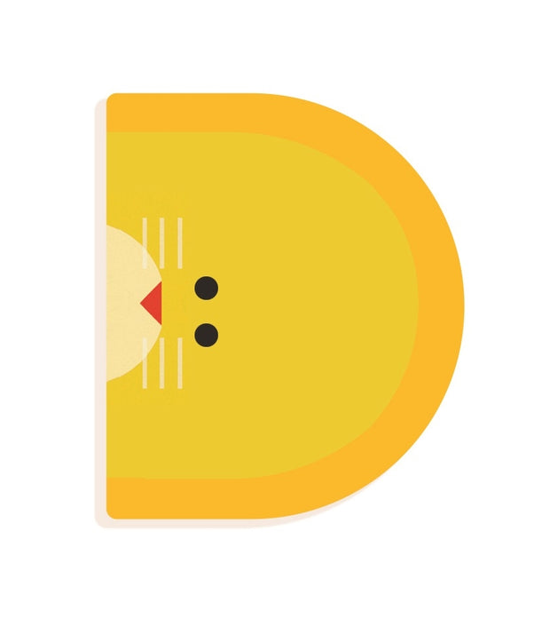 DJECO houten letter designed animal D