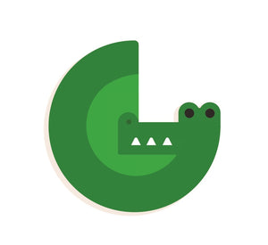 DJECO houten letter designed animal G