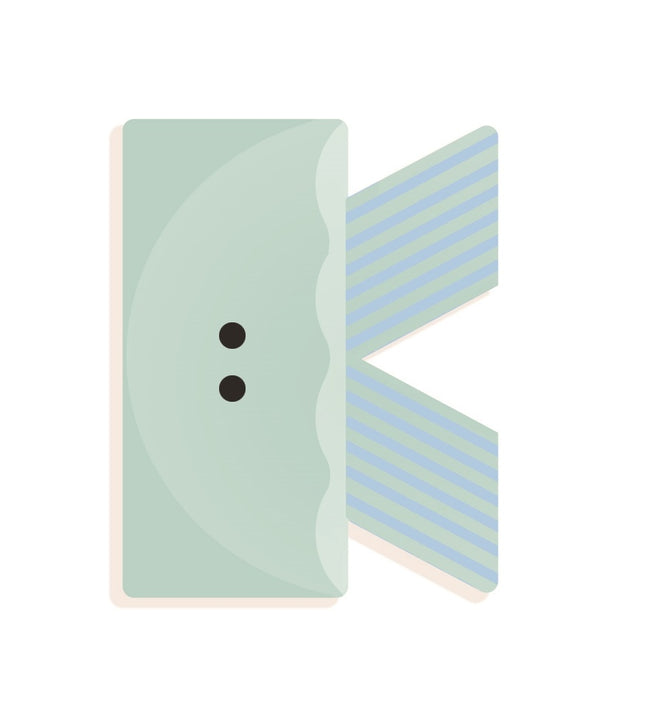 DJECO houten letter designed animal K