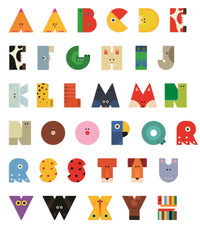 DJECO houten letter designed animal L