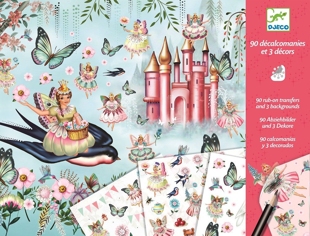 DJECO krasplaatjes fairyland 4-8 jr