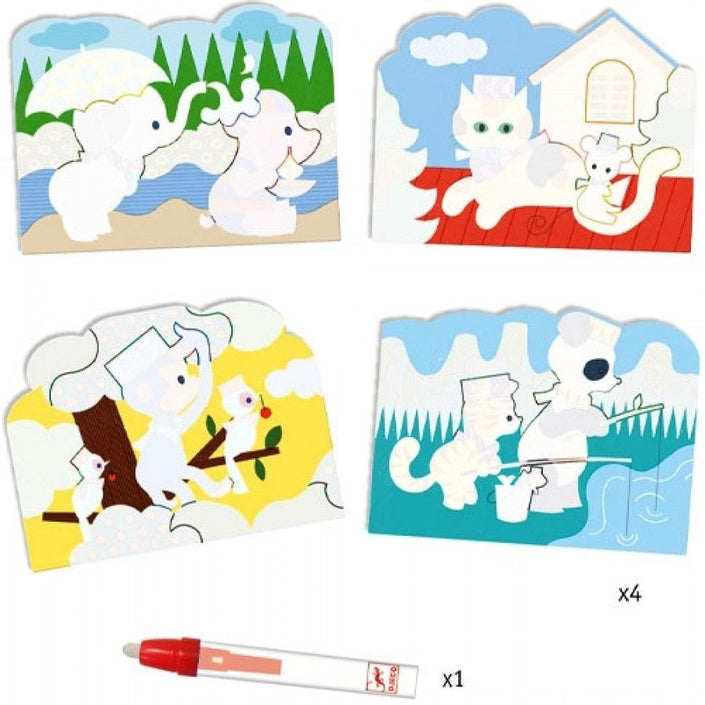 DJECO magisch kleuren hidden outside 18 mnd+