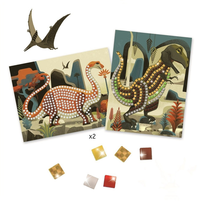 DJECO mozaiek set dinosaurus 4 jr+