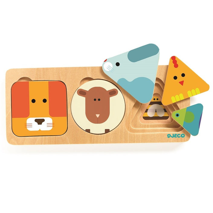 DJECO puzzel Anima Basic 18 m+