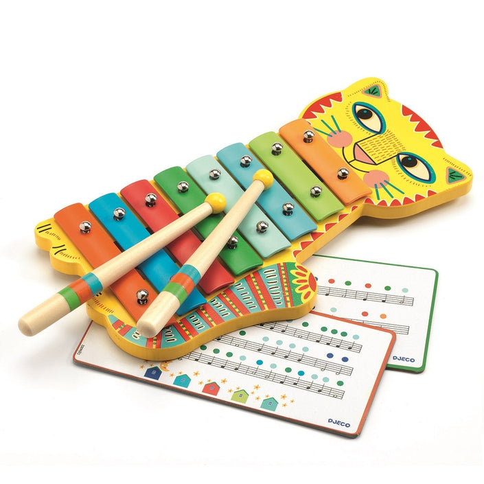 DJECO xylofoon cat animambo 3 jr+