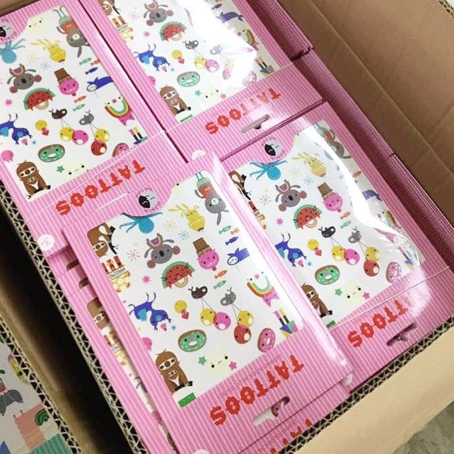 Petit Monkey glow in the dark tattoo's Koala crazyness