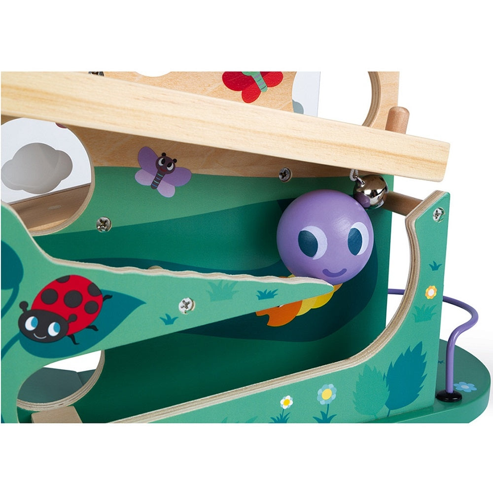 JANOD ballenbaan rups 1 jr+ Hout