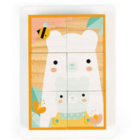 JANOD blokpuzzel Dieren 12mnd+ / 6 stks