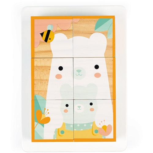 JANOD blokpuzzel Dieren 12mnd+ / 6 stks