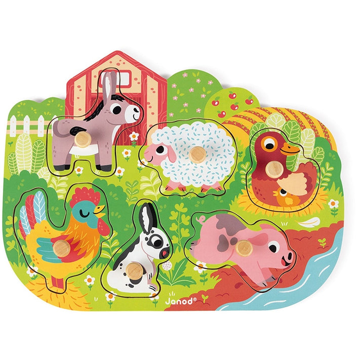 JANOD knoppuzzel boerderij 18 mnd+