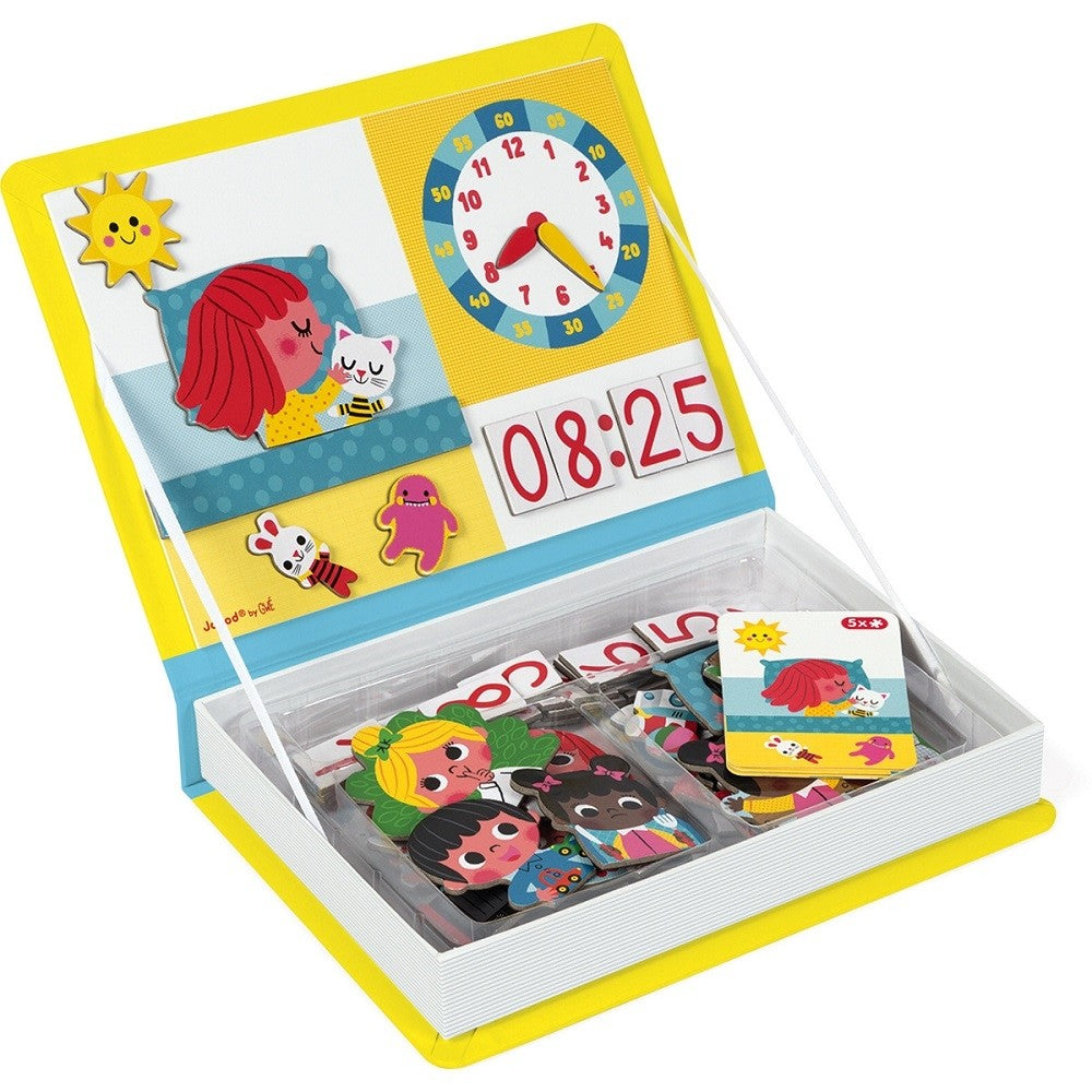 JANOD magneetboek klok kijken 3 jr+ 3700217327248