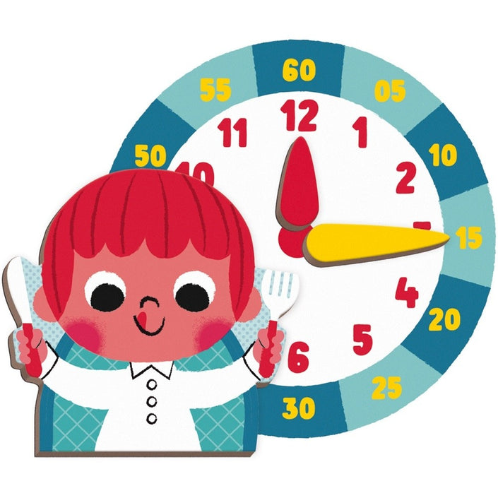 JANOD magneetboek klok kijken 3 jr+