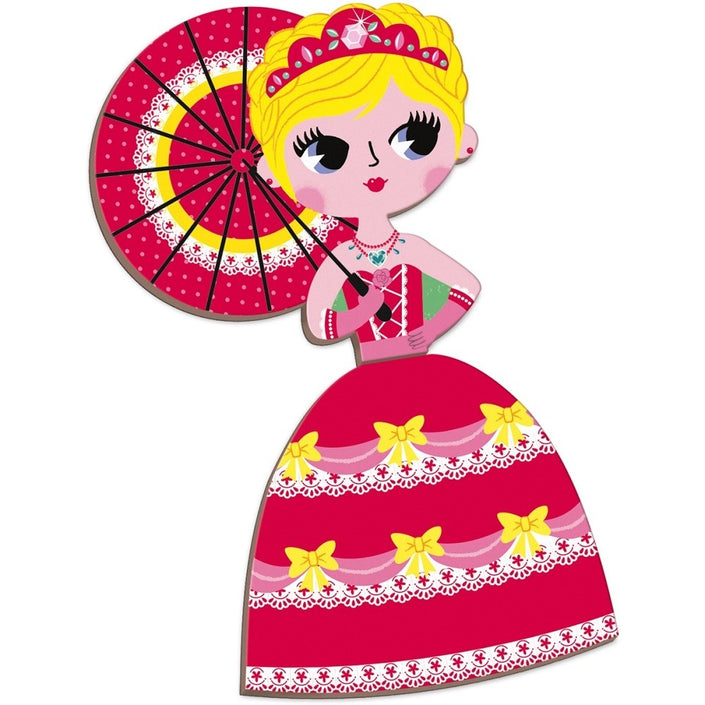 JANOD magneetboek prinsessen 3 jr+