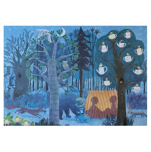 LONDJI puzzel night & day 5jr+ / 50 stks