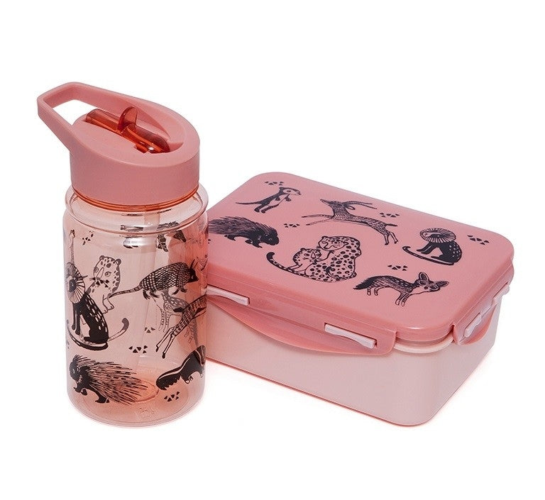 Petit Monkey lunchbox Black animals kopen