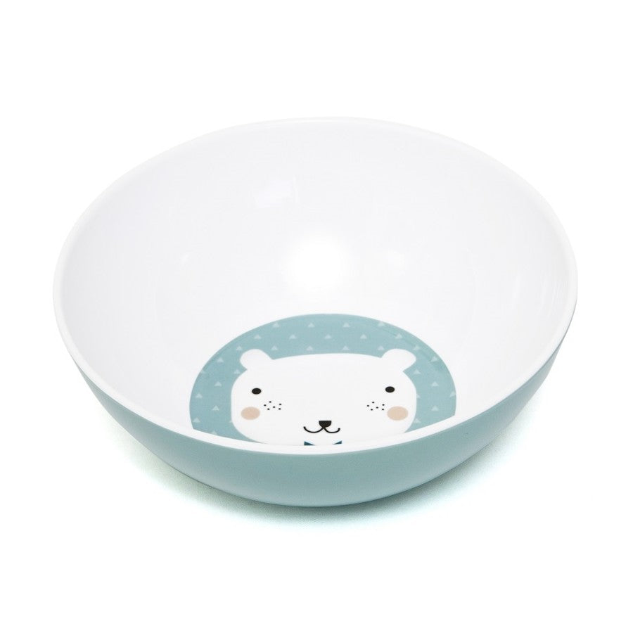 Petit Monkey melamine kom bear triangles