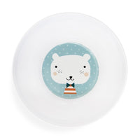 Petit Monkey melamine kom bear triangles