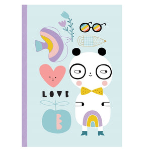 Petit Monkey notitieboek Panda Love