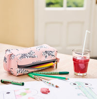 Petit Monkey etui tijger wit