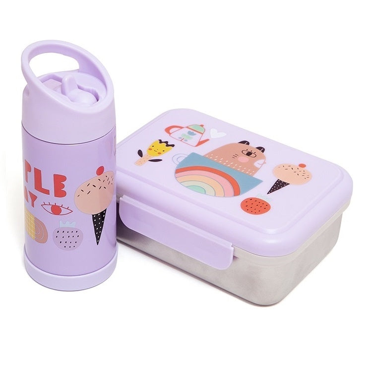 Petit Monkey drinkfles RVS apple of my eye 8719244225286