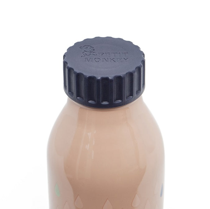 Petit Monkey thermosfles RVS drops peach