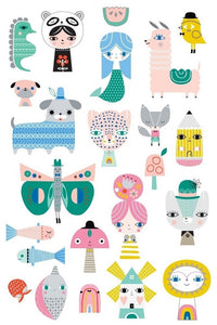 Petit Monkey glow in the dark tattoo's Leopard