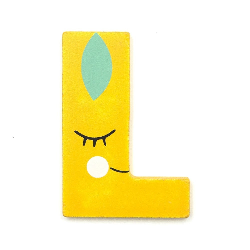 Petit Monkey houten letter L