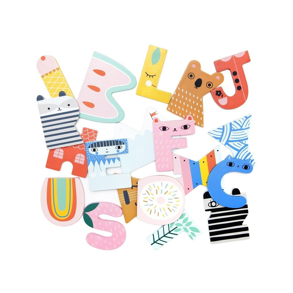 Petit Monkey houten letter L