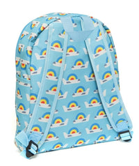 Petit Monkey kinderrugzak airplanes blue