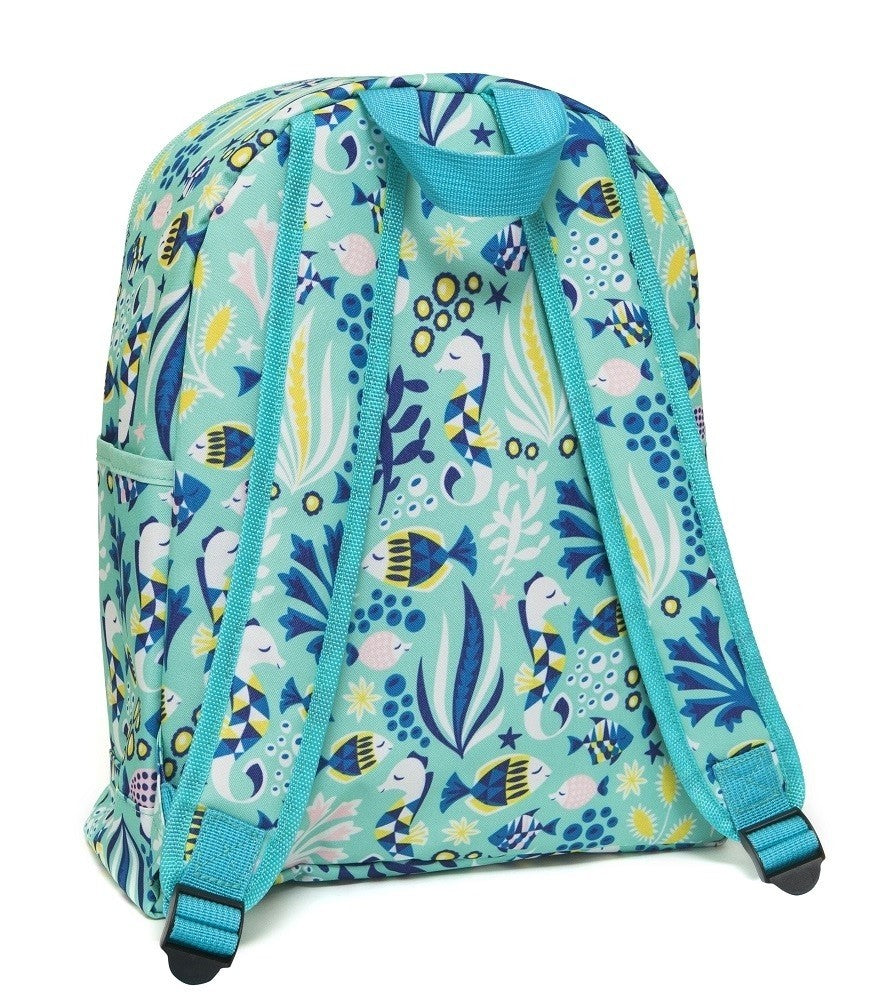 Petit Monkey kinderrugzak under the sea green kopen