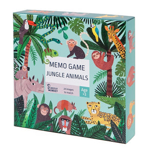 Petit Monkey Memo Game Jungle animals 48 stks / 3jr+
