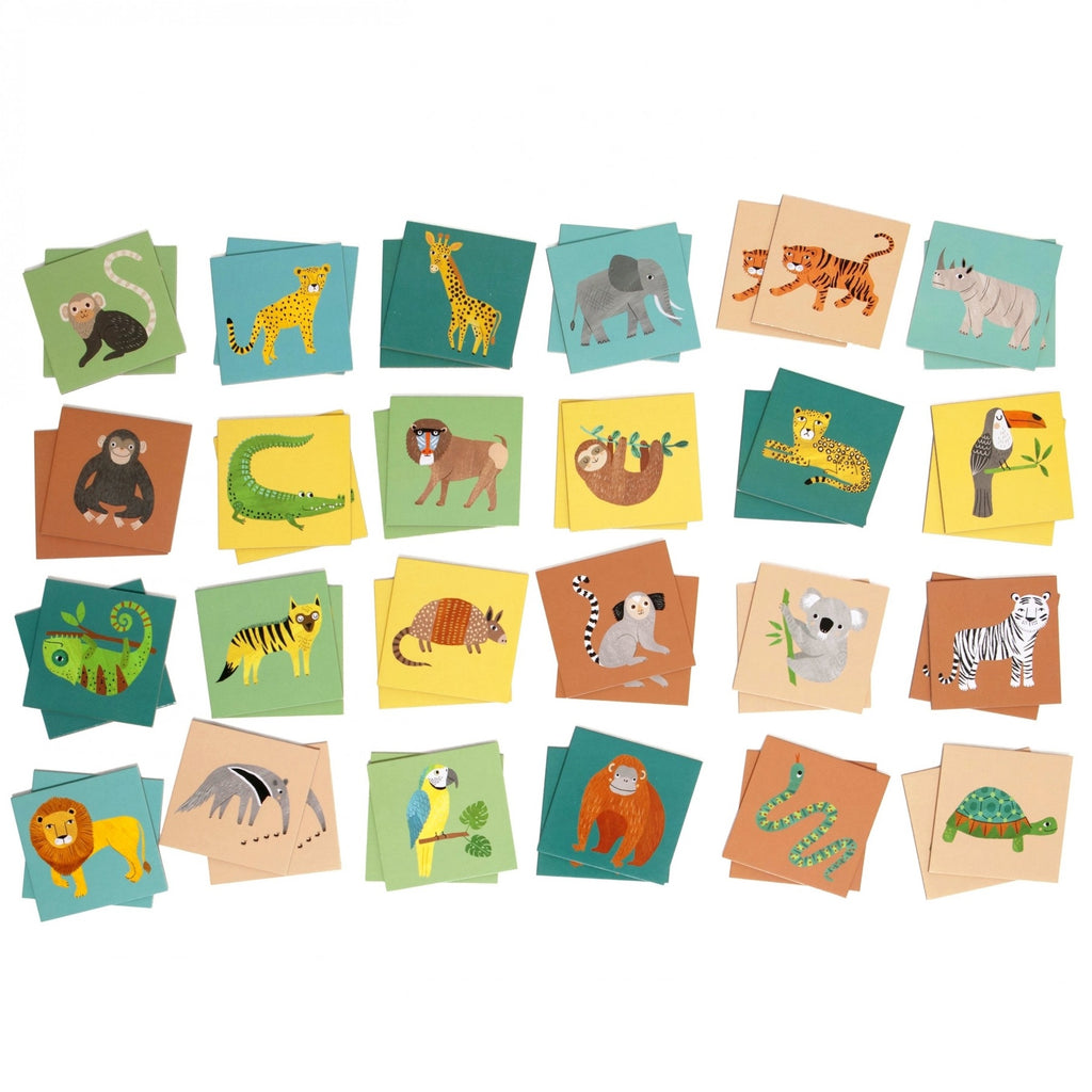 Petit Monkey Memo Game Jungle animals 48 stks / 3jr+ PMG010-R