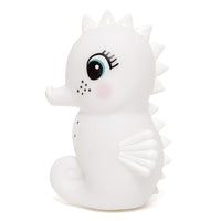Petit Monkey nachtlampje seahorse white
