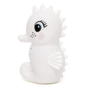 Petit Monkey nachtlampje seahorse white