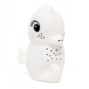 Petit Monkey nachtlampje seahorse white
