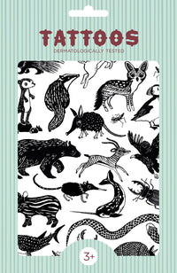 Petit Monkey tattoo's Black animals