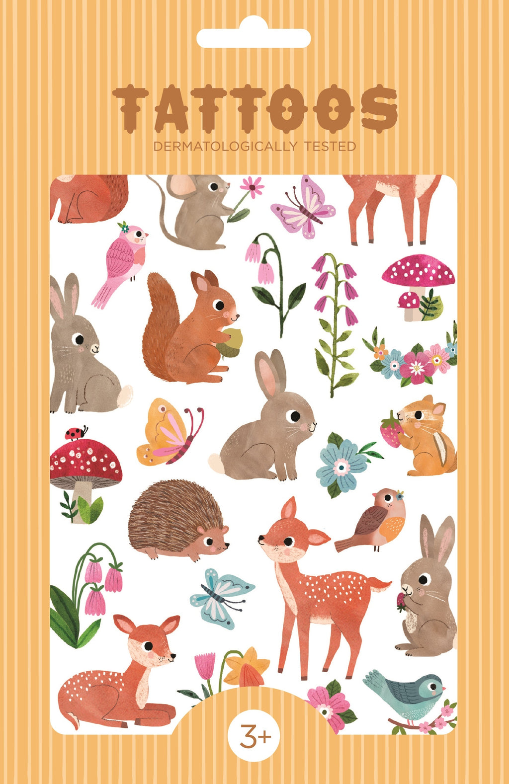 Petit Monkey tattoo's Woodland friends