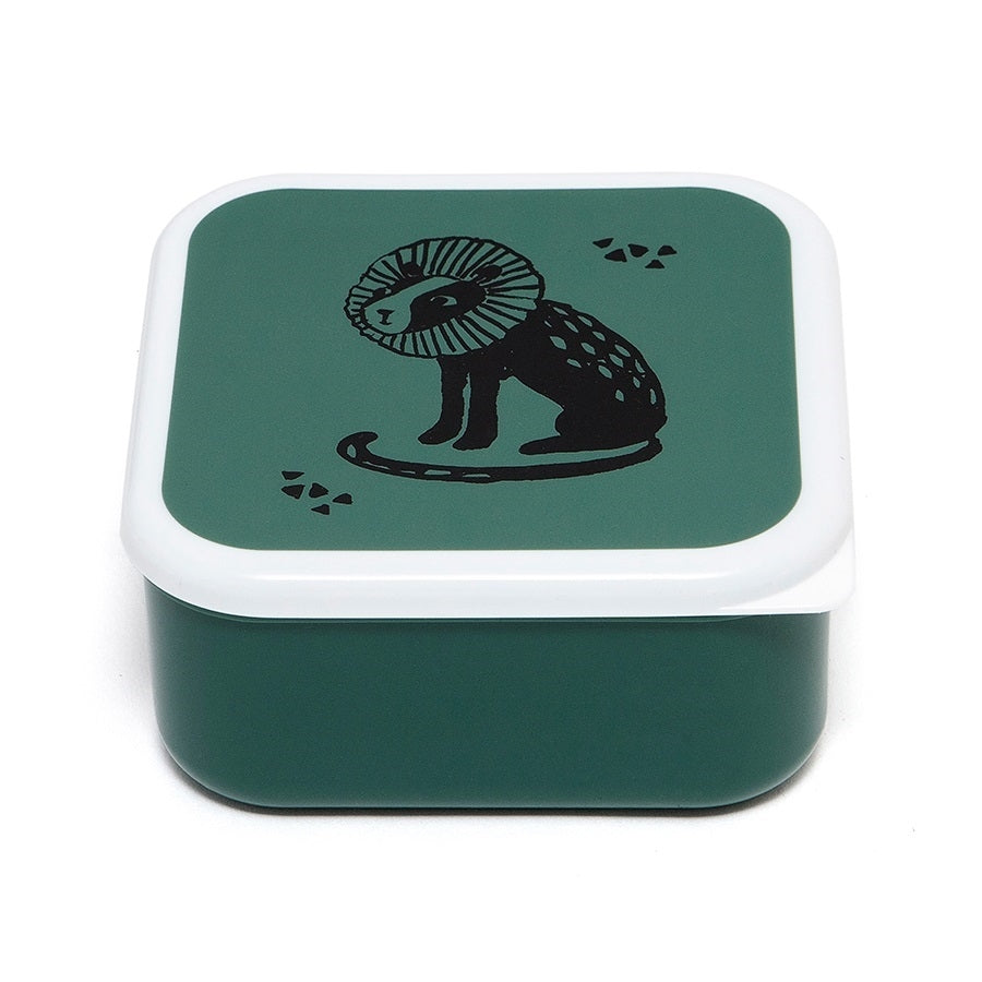Petit Monkey snackbox set Black animals salie 12 x 12 cm kopen