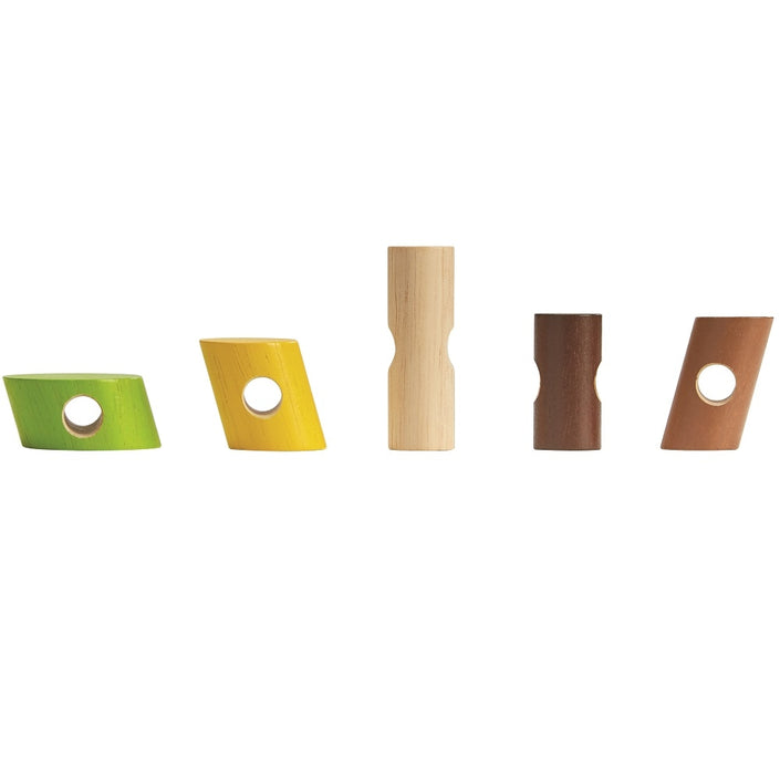 Plan Toys stapel en rijgspel 3 jr+