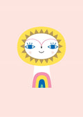 Petit Monkey ansichtkaart Mr Sun