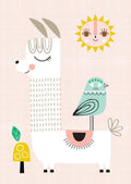 Petit Monkey poster Sunshine Lama 29.7 x 42 cm