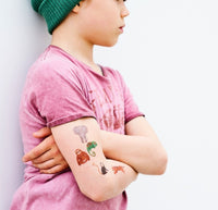 Petit Monkey tattoo's jungle animals