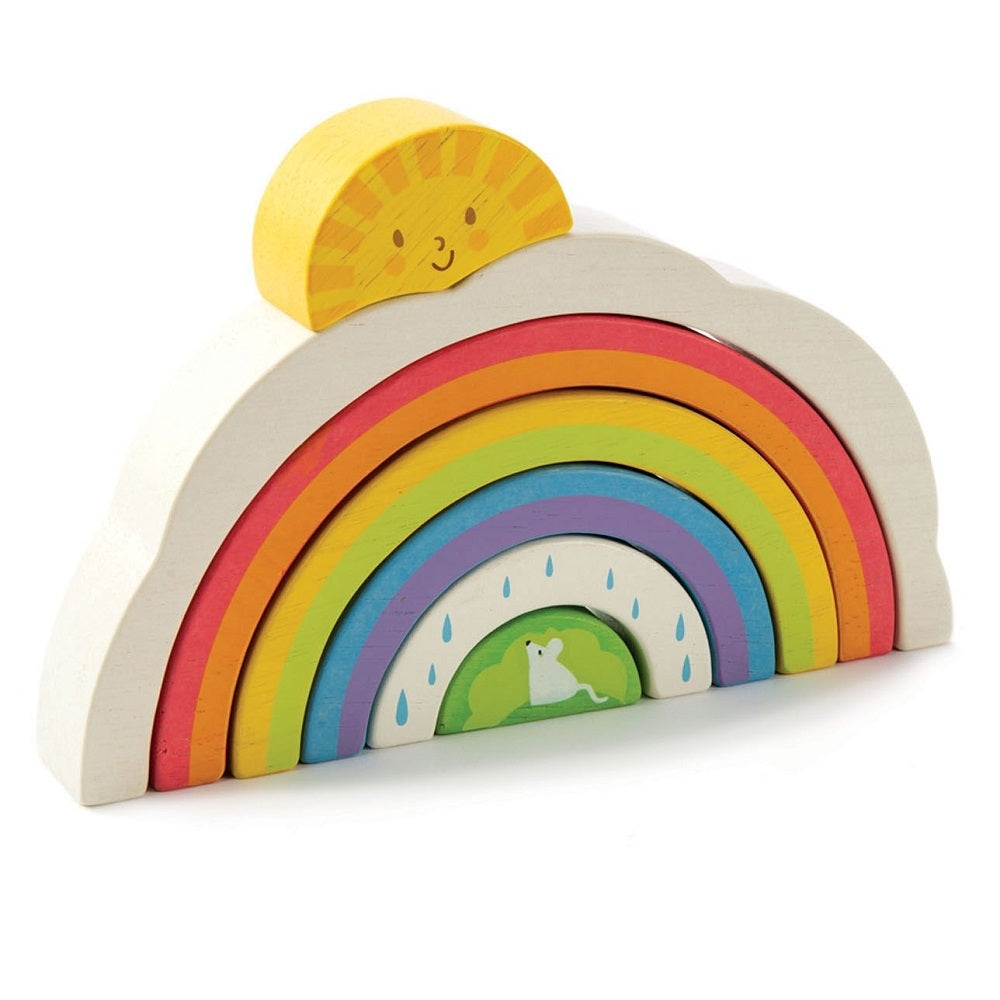 Tender Leaf Toys regenboog tunnel 18 mnd+